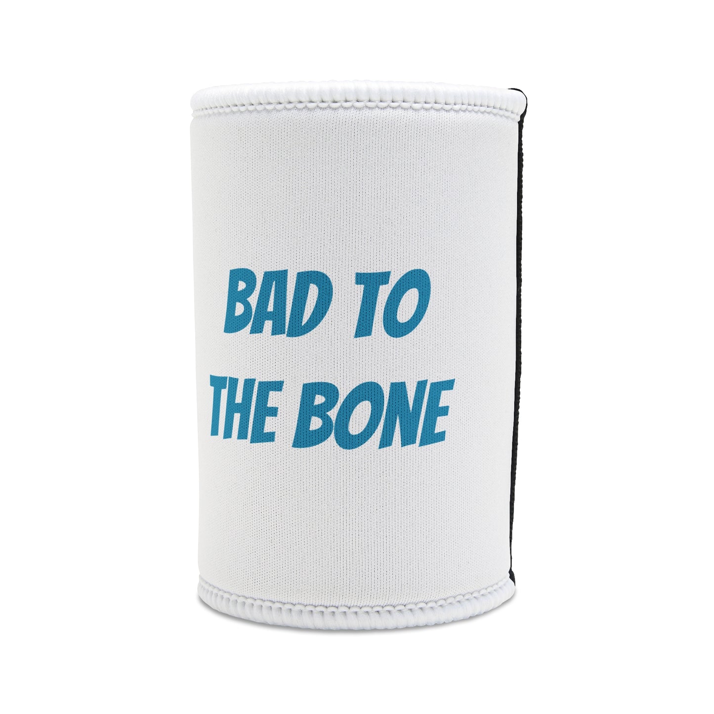 Stubby Holder 'Tony Snarlprano' in White - Buffoodle Designs