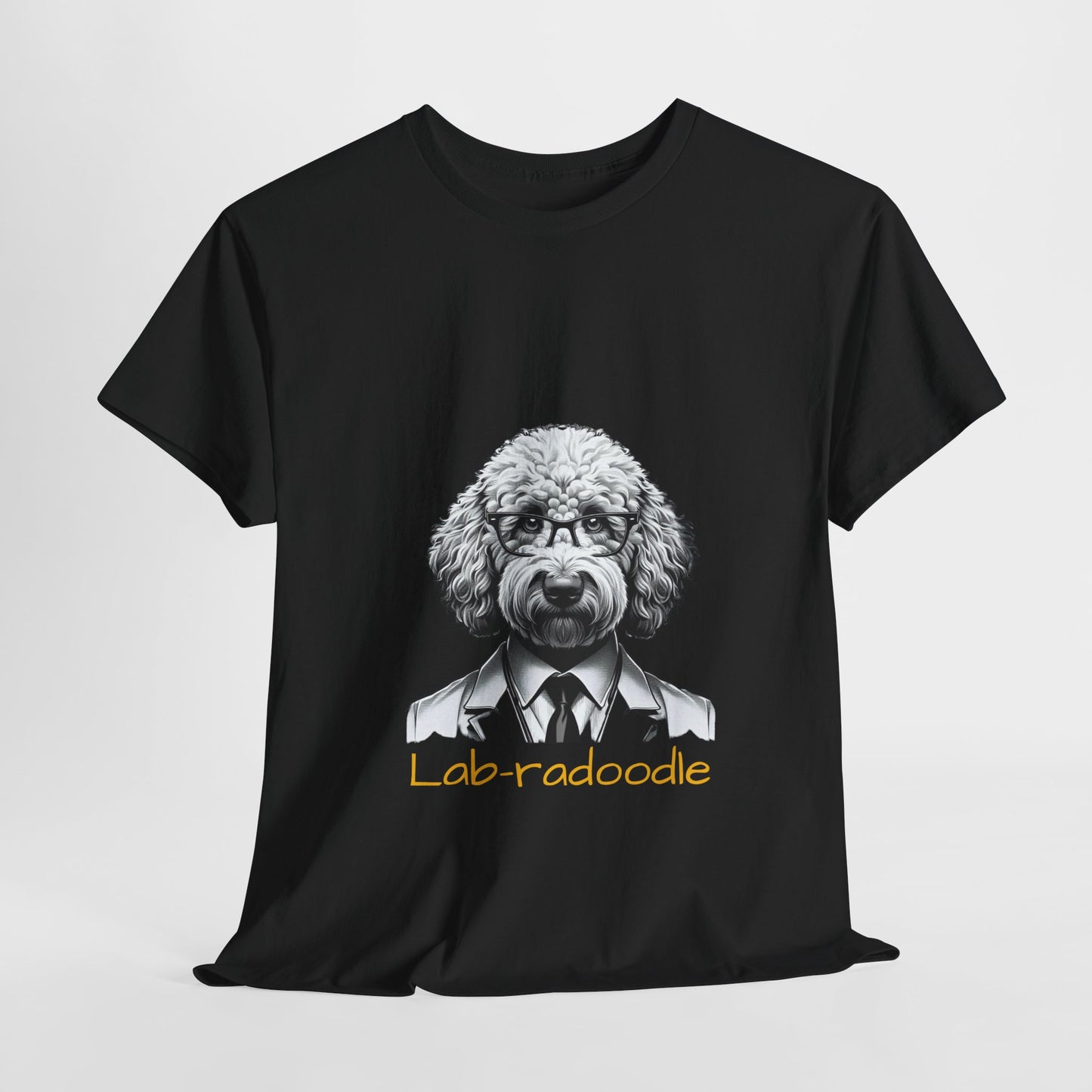 Unisex Heavy Cotton 'Labradoodle' Tee - Buffoodle Designs