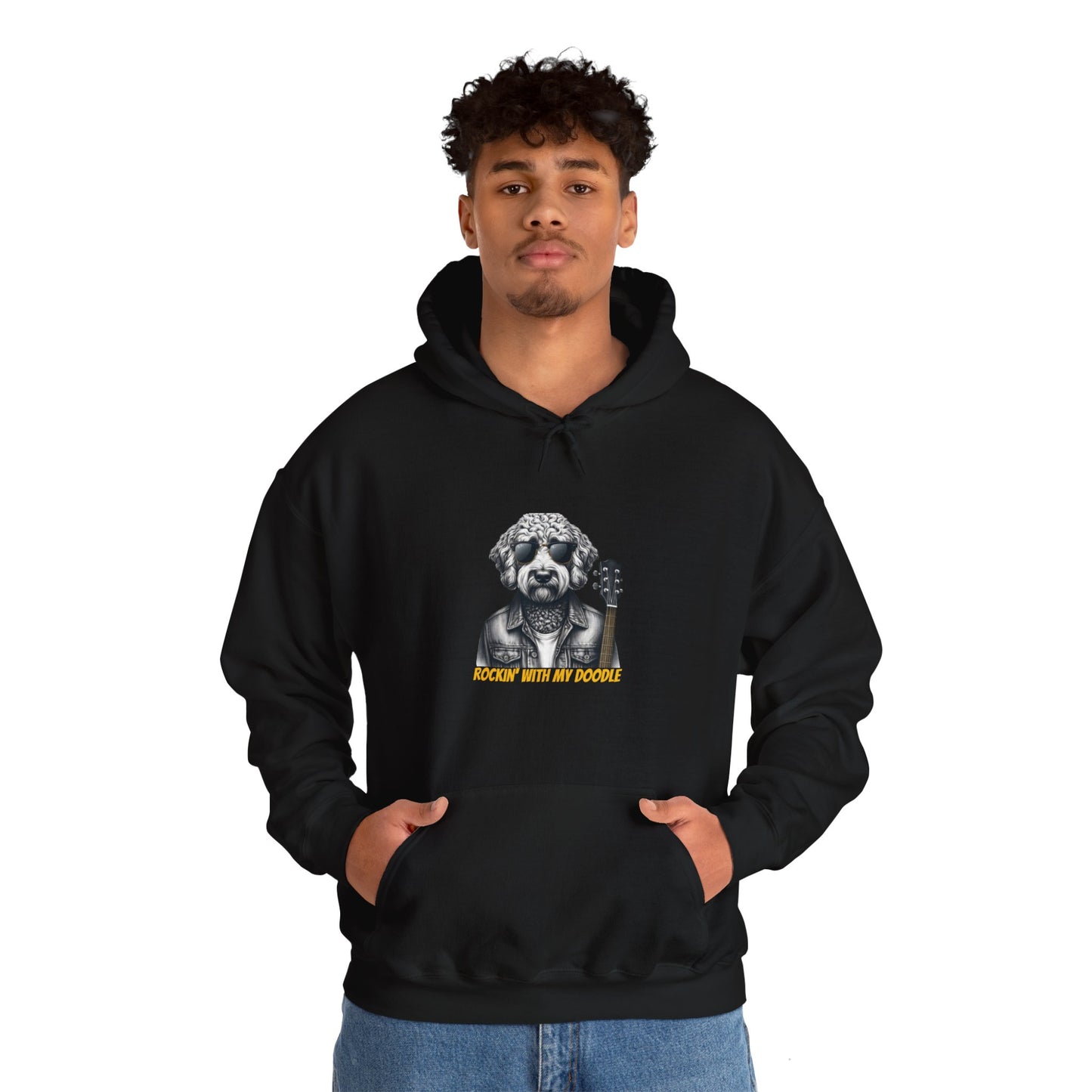 Rockin' with my Doodle Hoodie: For lovers of dogs and music. - Buffoodle Designs