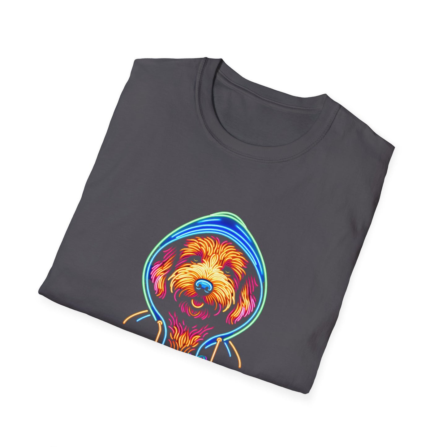 Unisex Neon T-Shirt - Chill Dawg Design - Buffoodle Designs