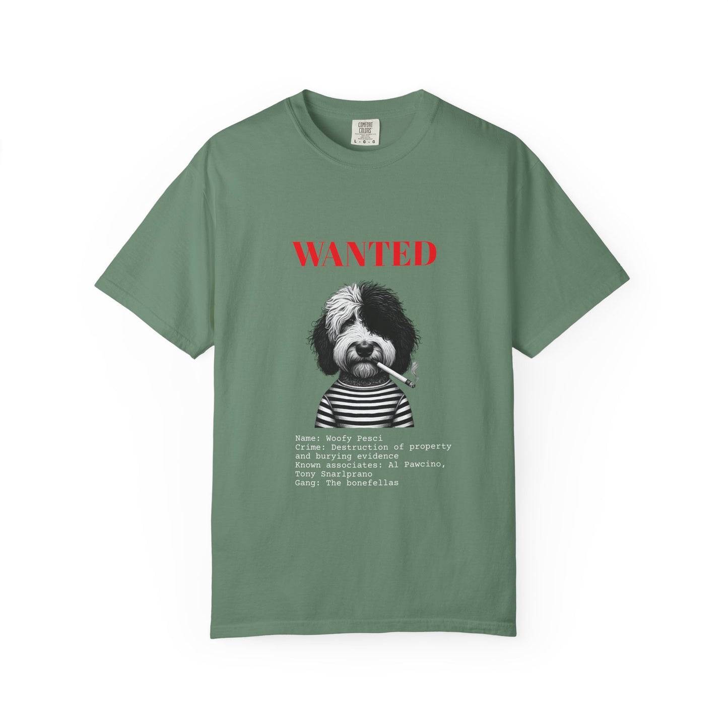 Bad Dog 'Woofy Pesci' Wanted Unisex T-shirt