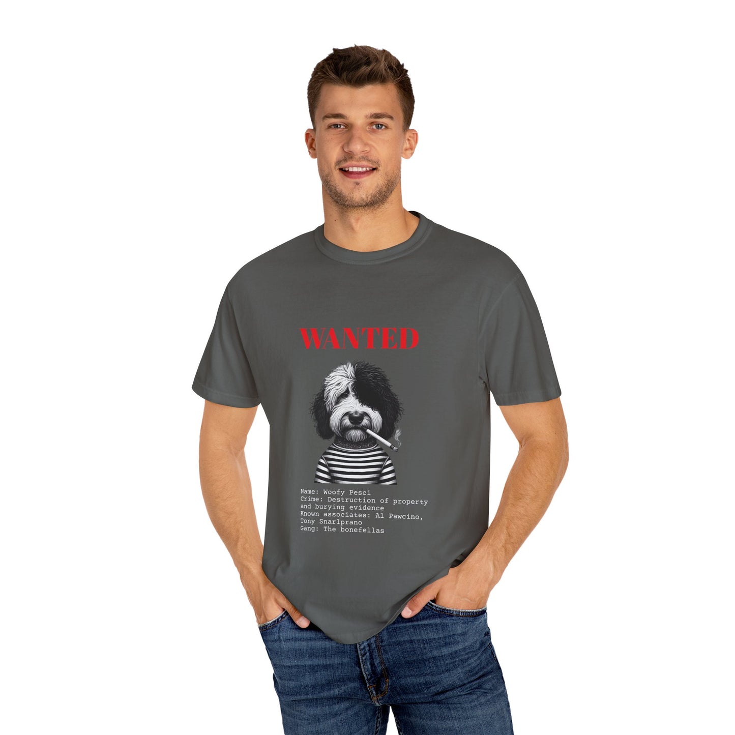 Bad Dog 'Woofy Pesci' Wanted Unisex T-shirt