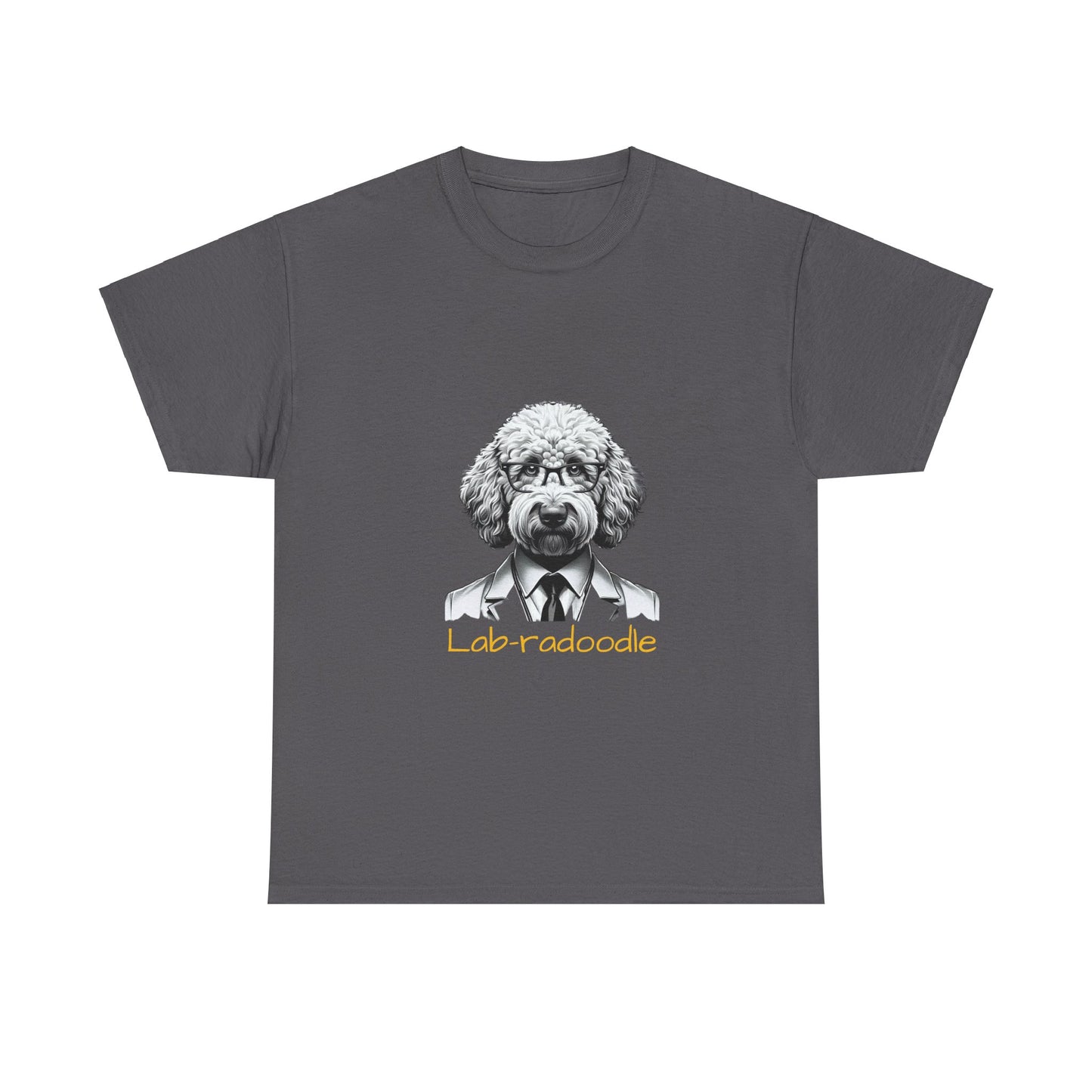 Unisex Heavy Cotton 'Labradoodle' Tee - Buffoodle Designs