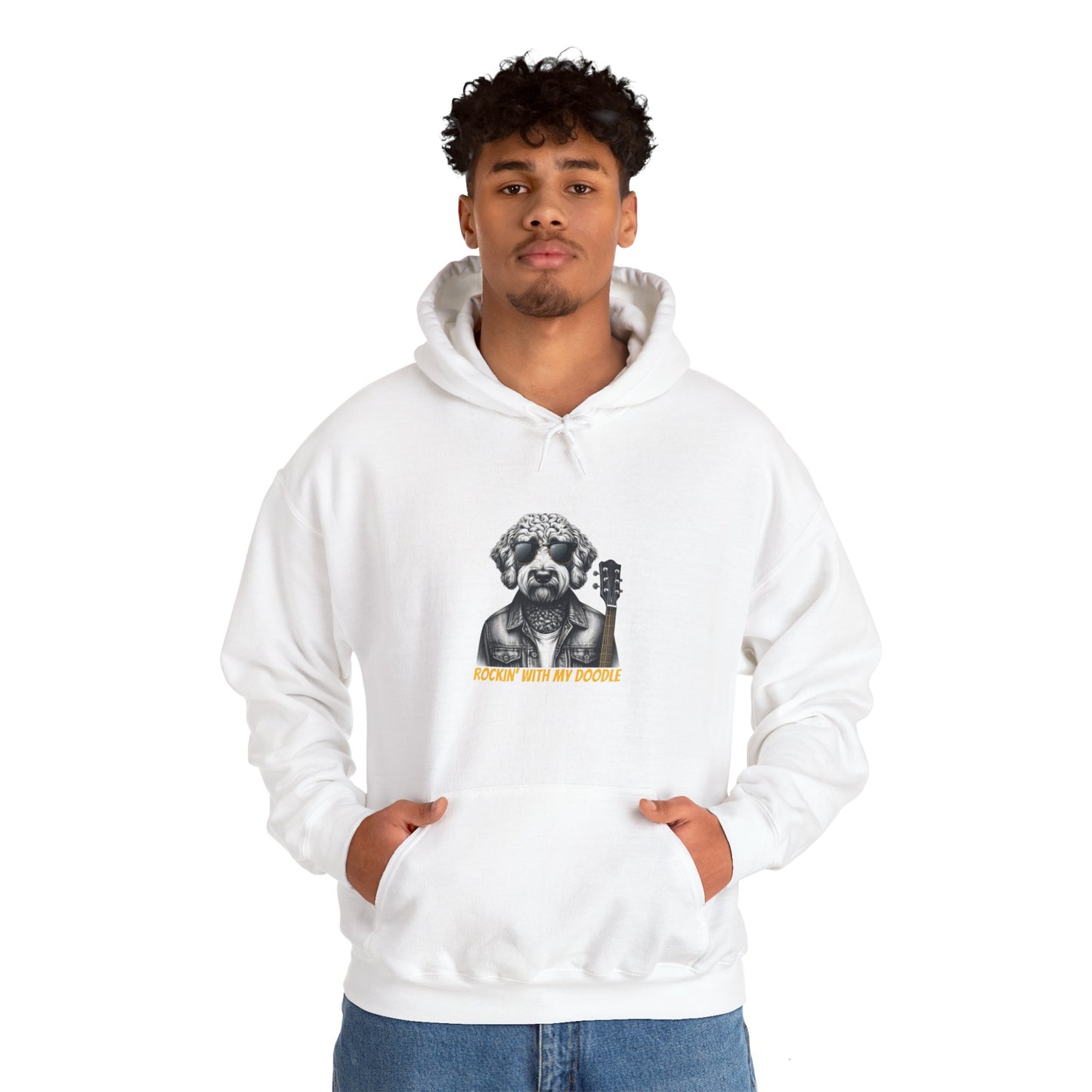 Rockin' with my Doodle Hoodie: For lovers of dogs and music. - Buffoodle Designs