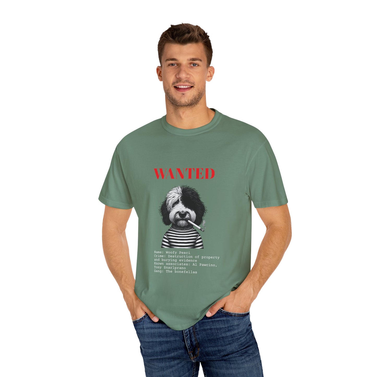 Bad Dog 'Woofy Pesci' Wanted Unisex T-shirt