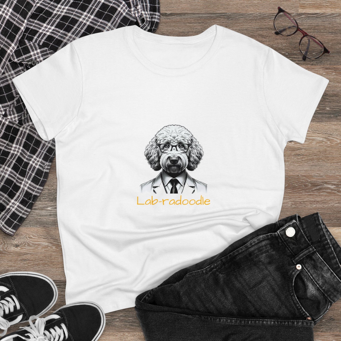Women's Tee Lab-radoodle T-Shirt - Buffoodle Designs