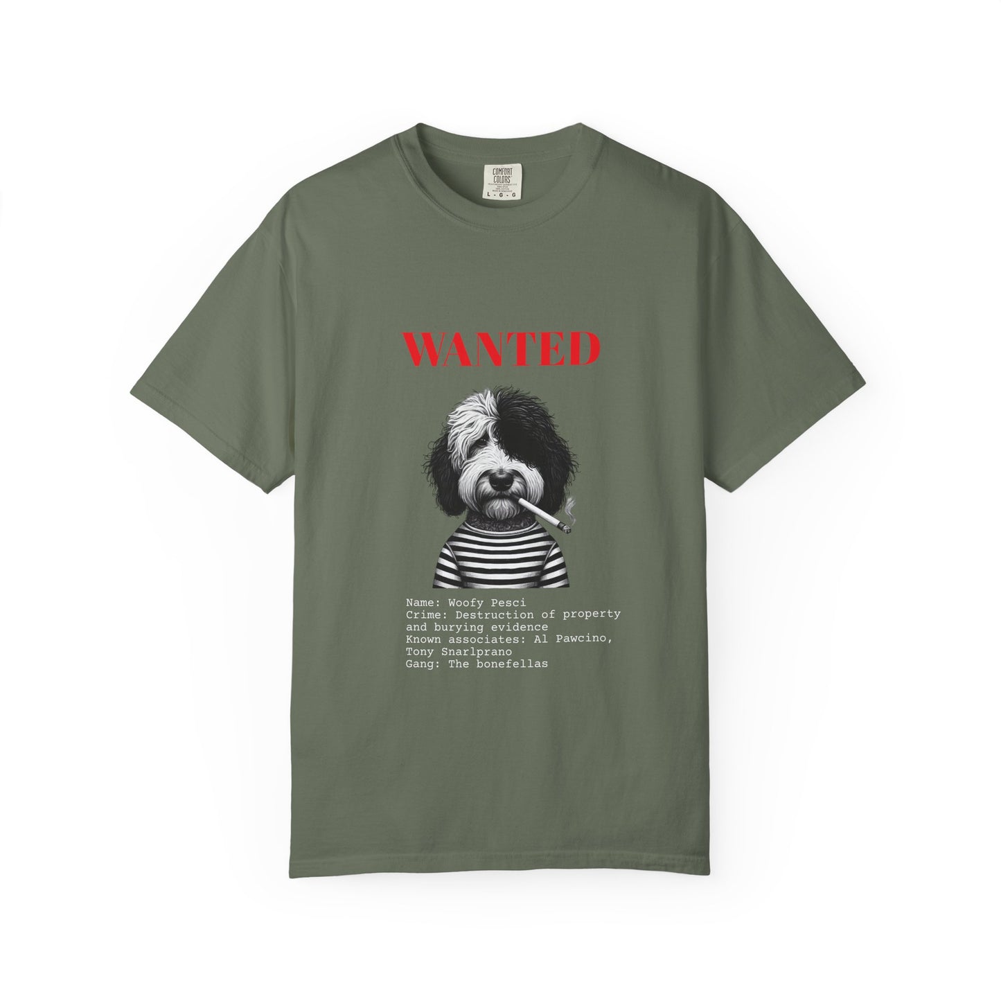 Bad Dog 'Woofy Pesci' Wanted Unisex T-shirt