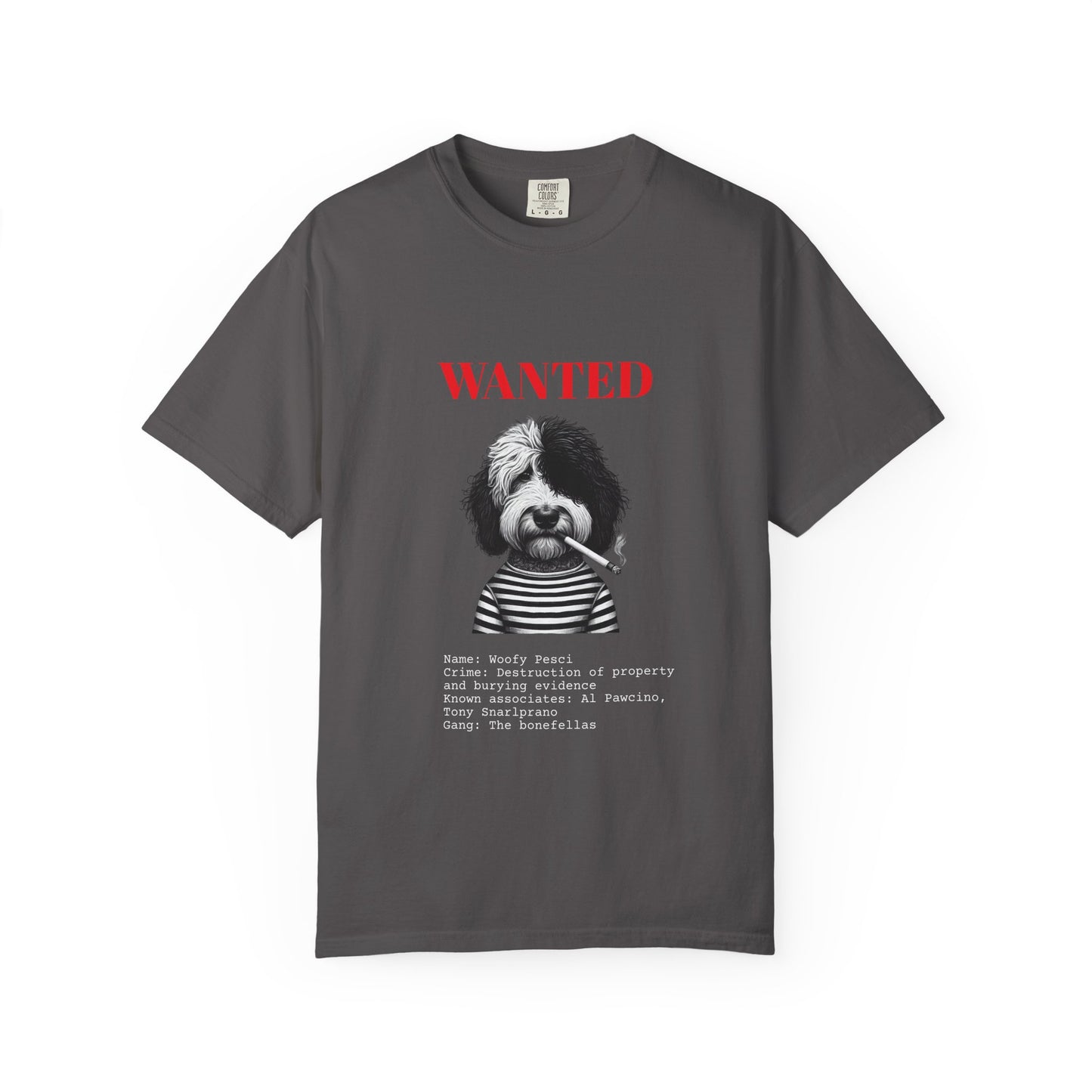 Bad Dog 'Woofy Pesci' Wanted Unisex T-shirt