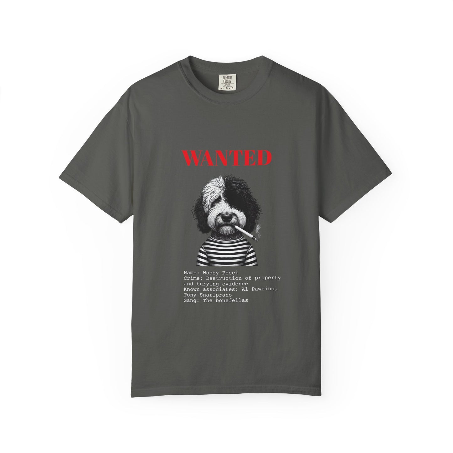 Bad Dog 'Woofy Pesci' Wanted Unisex T-shirt
