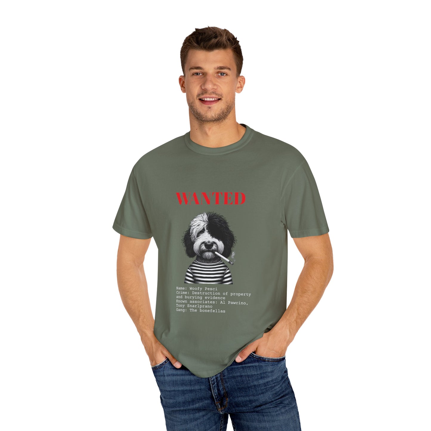 Bad Dog 'Woofy Pesci' Wanted Unisex T-shirt