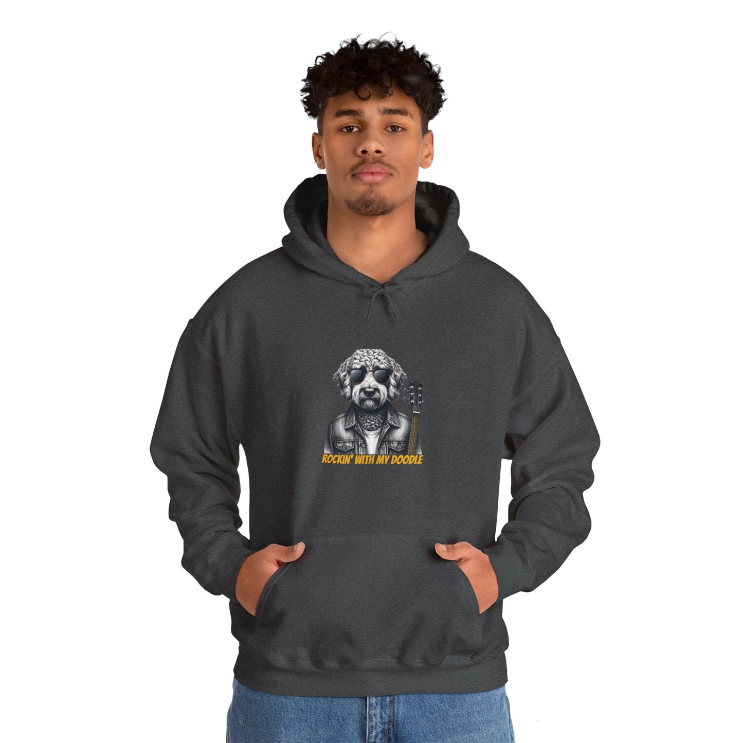 Rockin' with my Doodle Hoodie: For lovers of dogs and music. - Buffoodle Designs