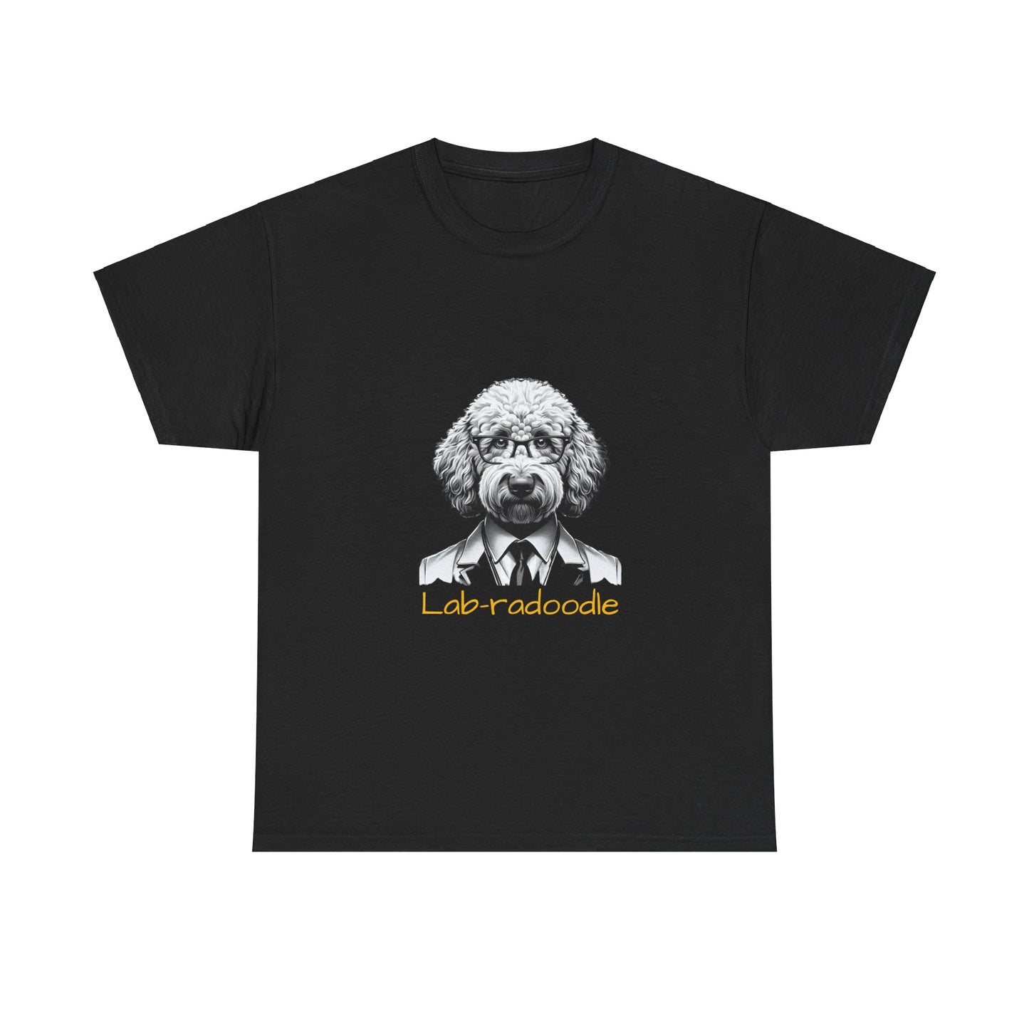 Unisex Heavy Cotton 'Labradoodle' Tee - Buffoodle Designs