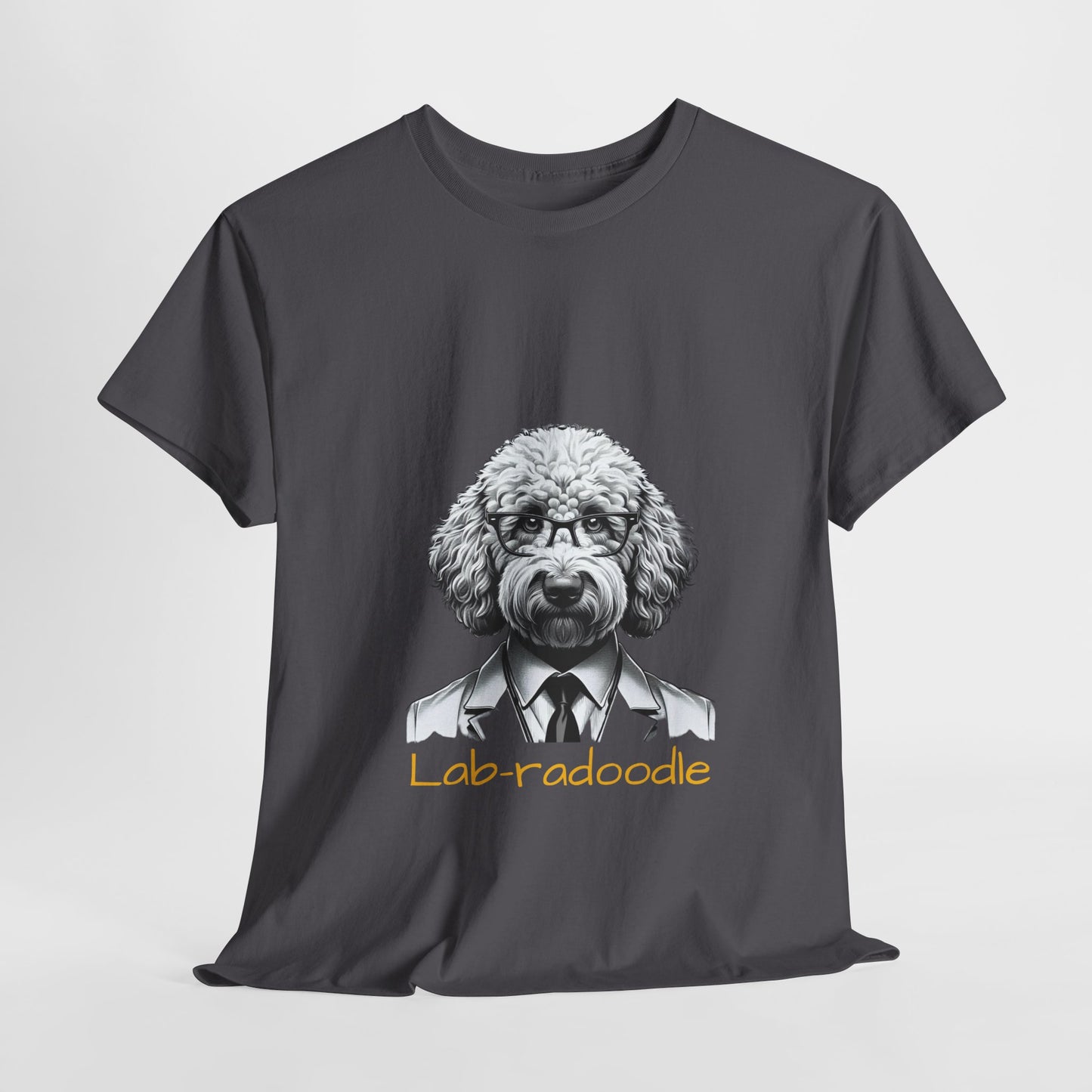 Unisex Heavy Cotton 'Labradoodle' Tee - Buffoodle Designs