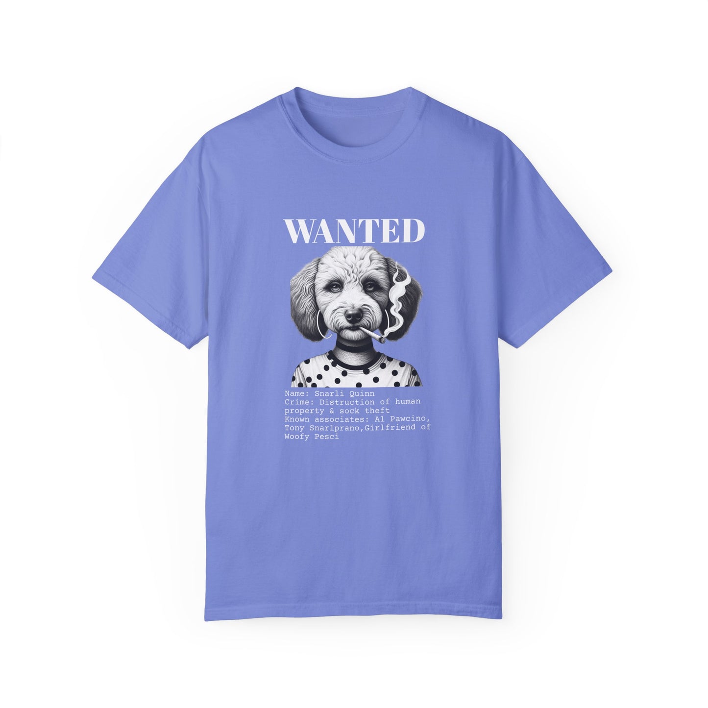 Bad Dog 'Snarli Quinn' Wanted Unisex T-shirt