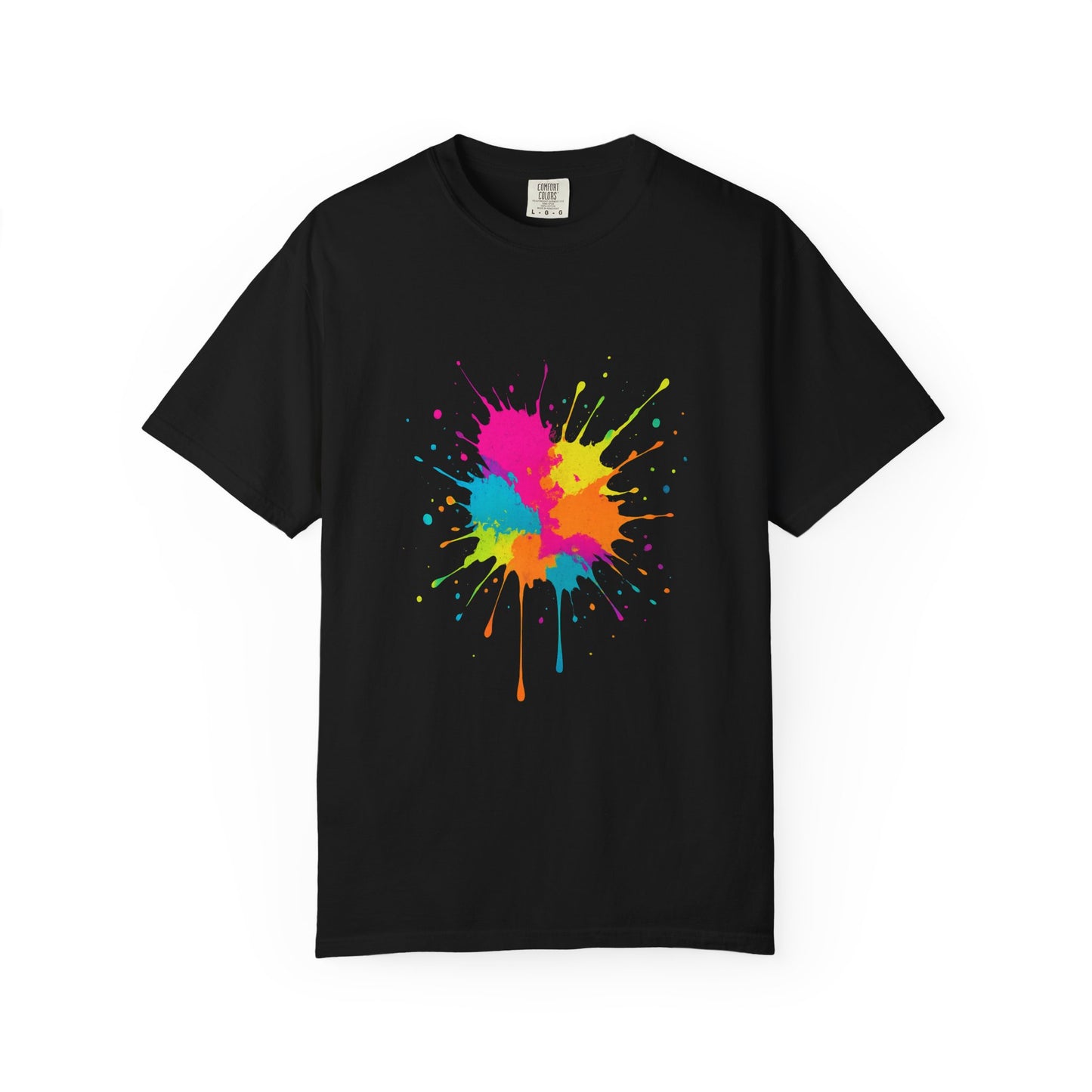Fluro Paint Splatter T-Shirt