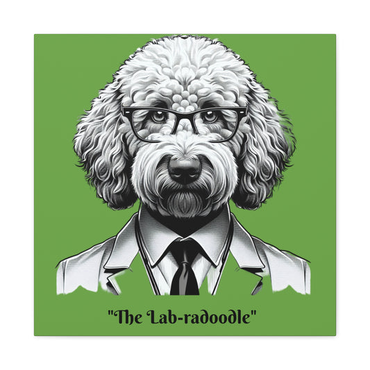 Lab-radoodle Print Green