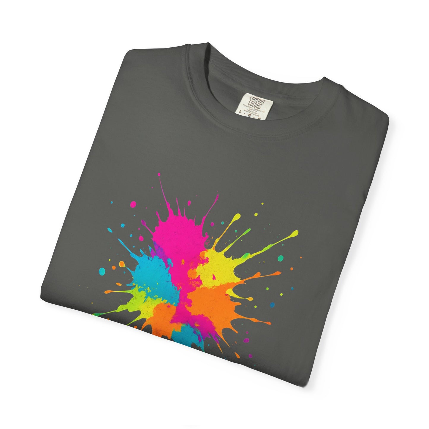 Fluro Paint Splatter T-Shirt