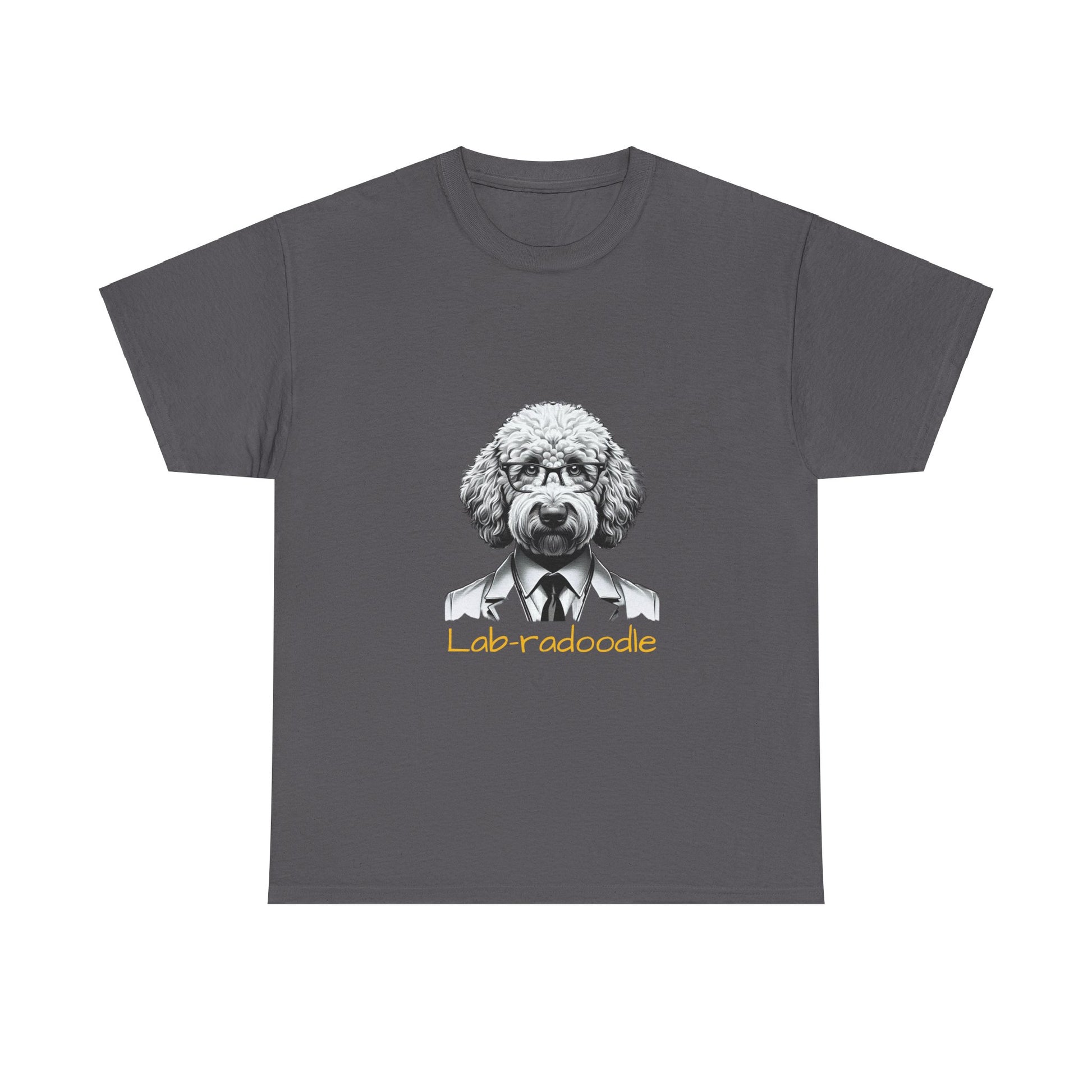 Unisex Heavy Cotton 'Labradoodle' Tee - Buffoodle Designs