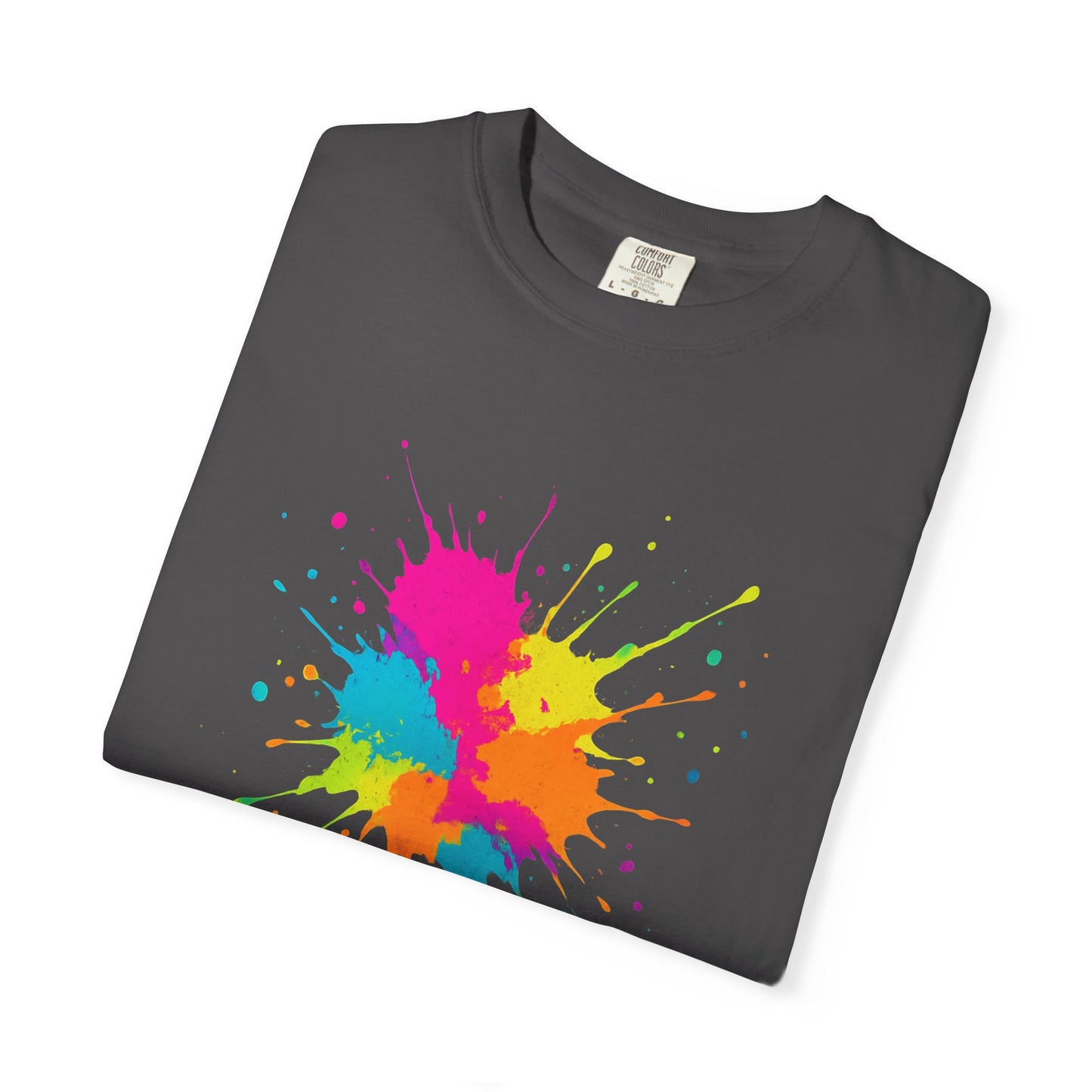 Fluro Paint Splatter T-Shirt