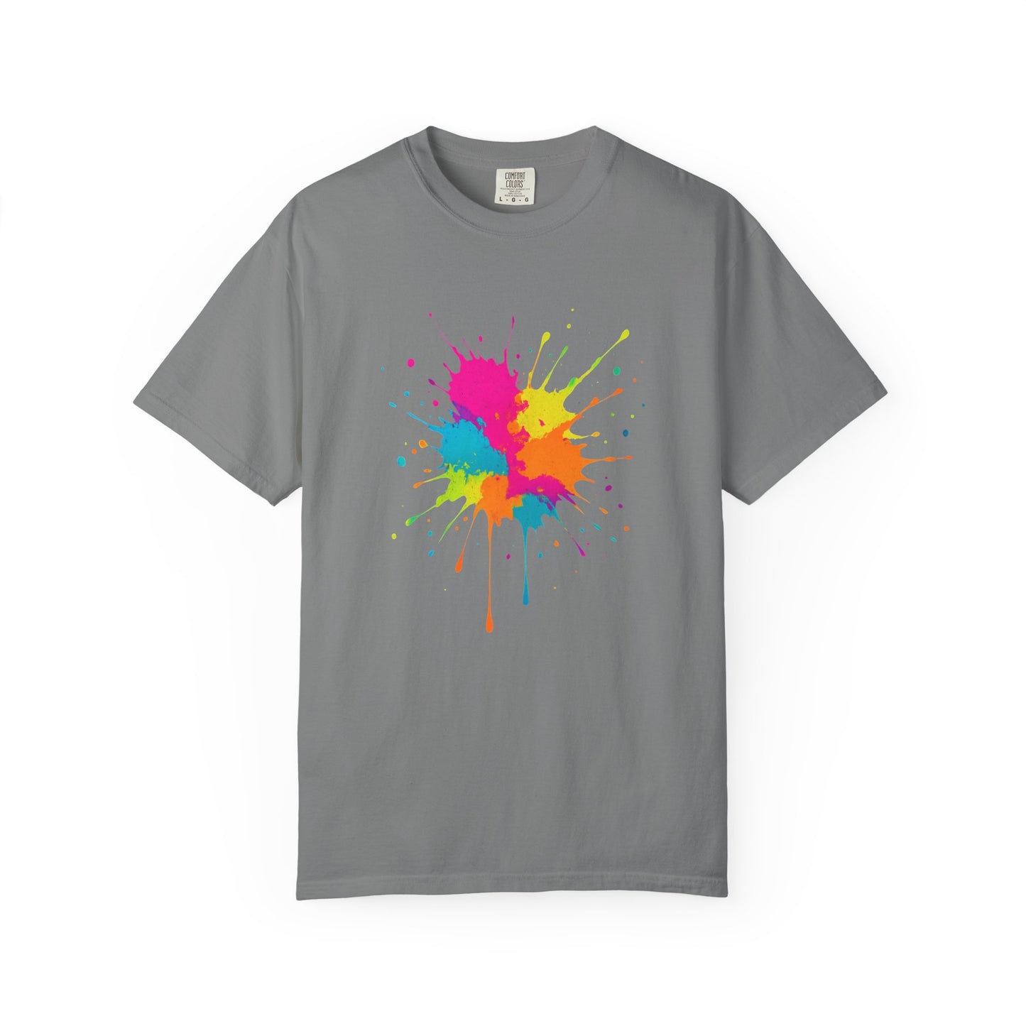 Fluro Paint Splatter T-Shirt
