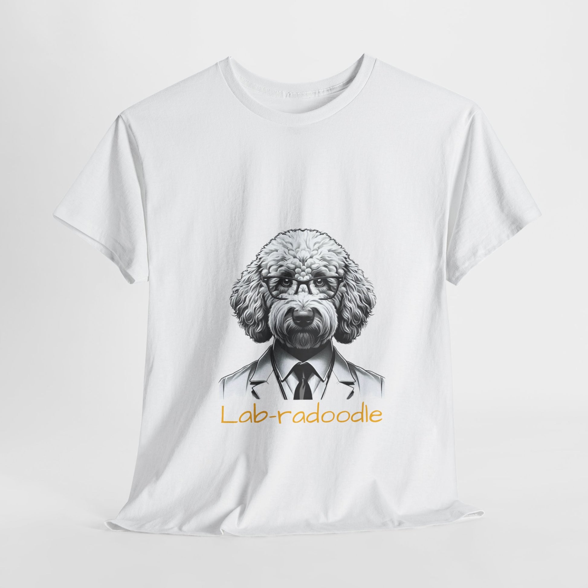Unisex Heavy Cotton 'Labradoodle' Tee - Buffoodle Designs