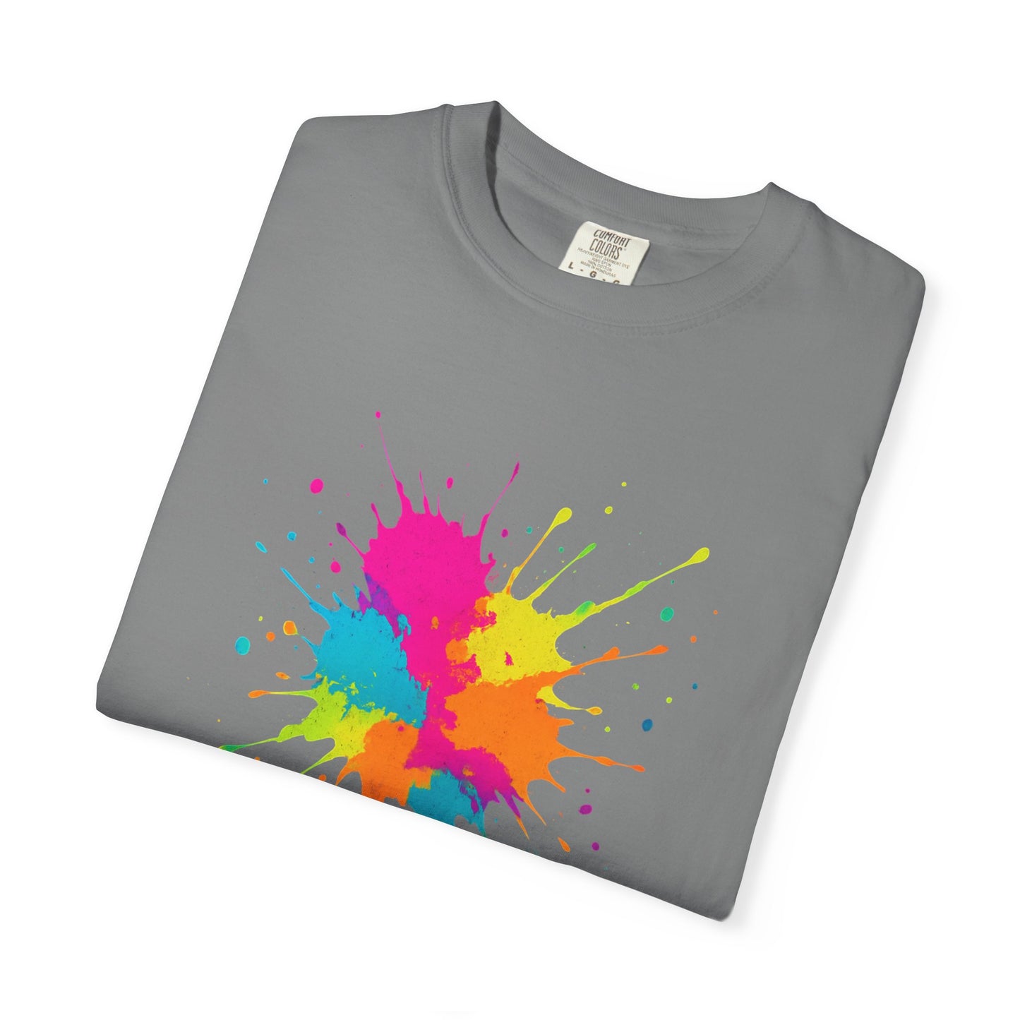 Fluro Paint Splatter T-Shirt