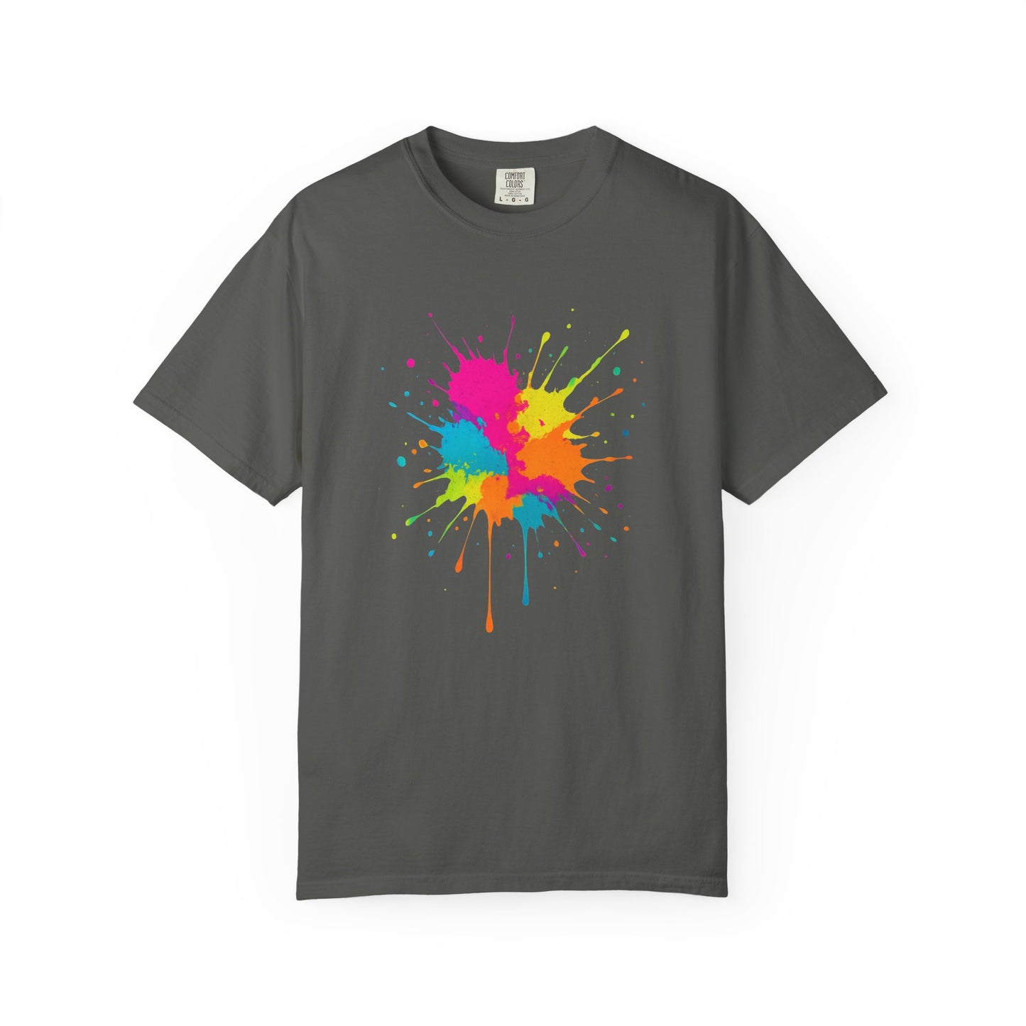 Fluro Paint Splatter T-Shirt