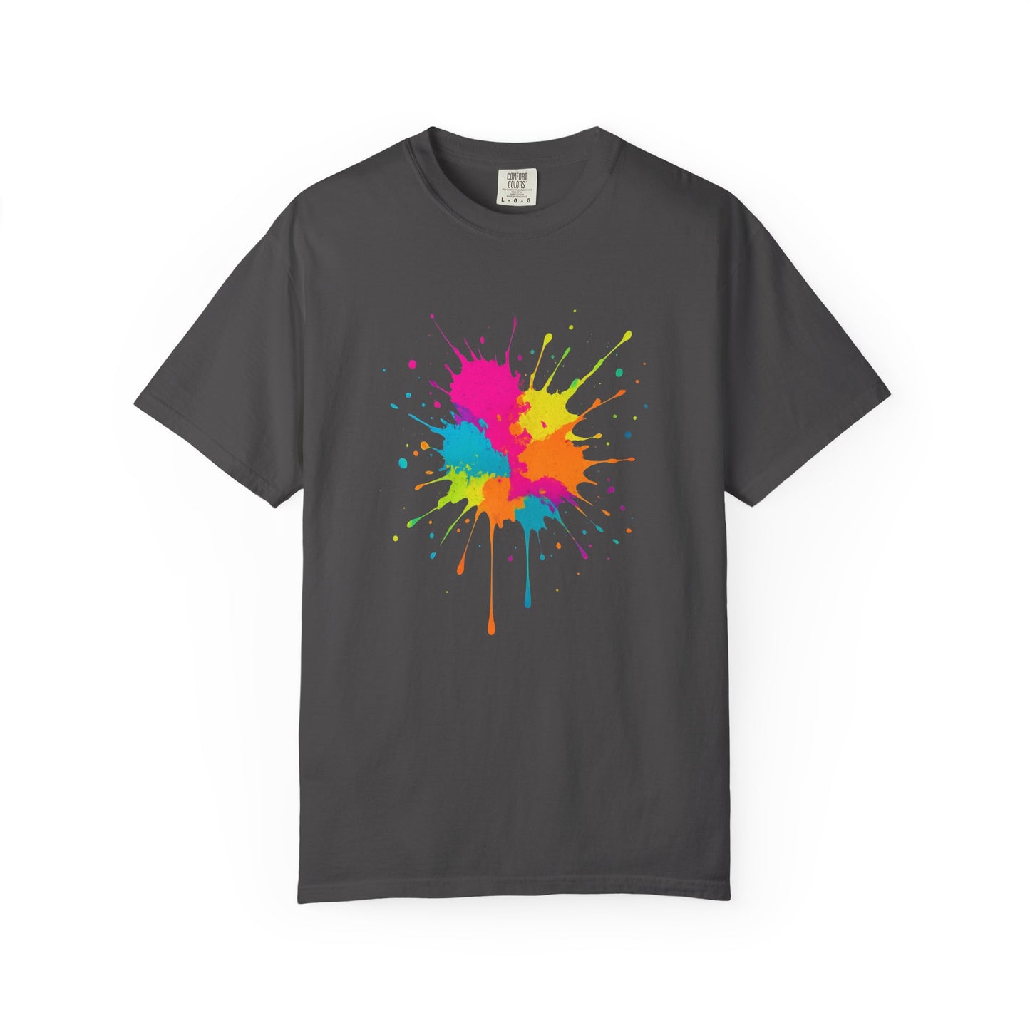 Fluro Paint Splatter T-Shirt