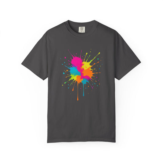 Fluro Paint Splatter T-Shirt