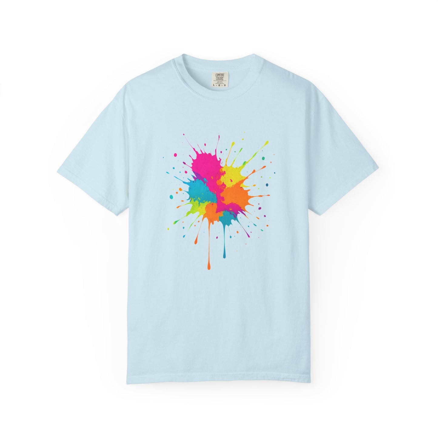 Fluro Paint Splatter T-Shirt