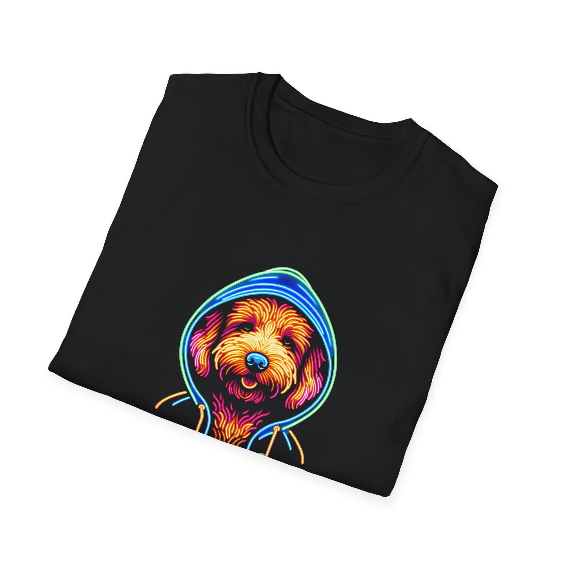 Unisex Neon T-Shirt - Chill Dawg Design - Buffoodle Designs