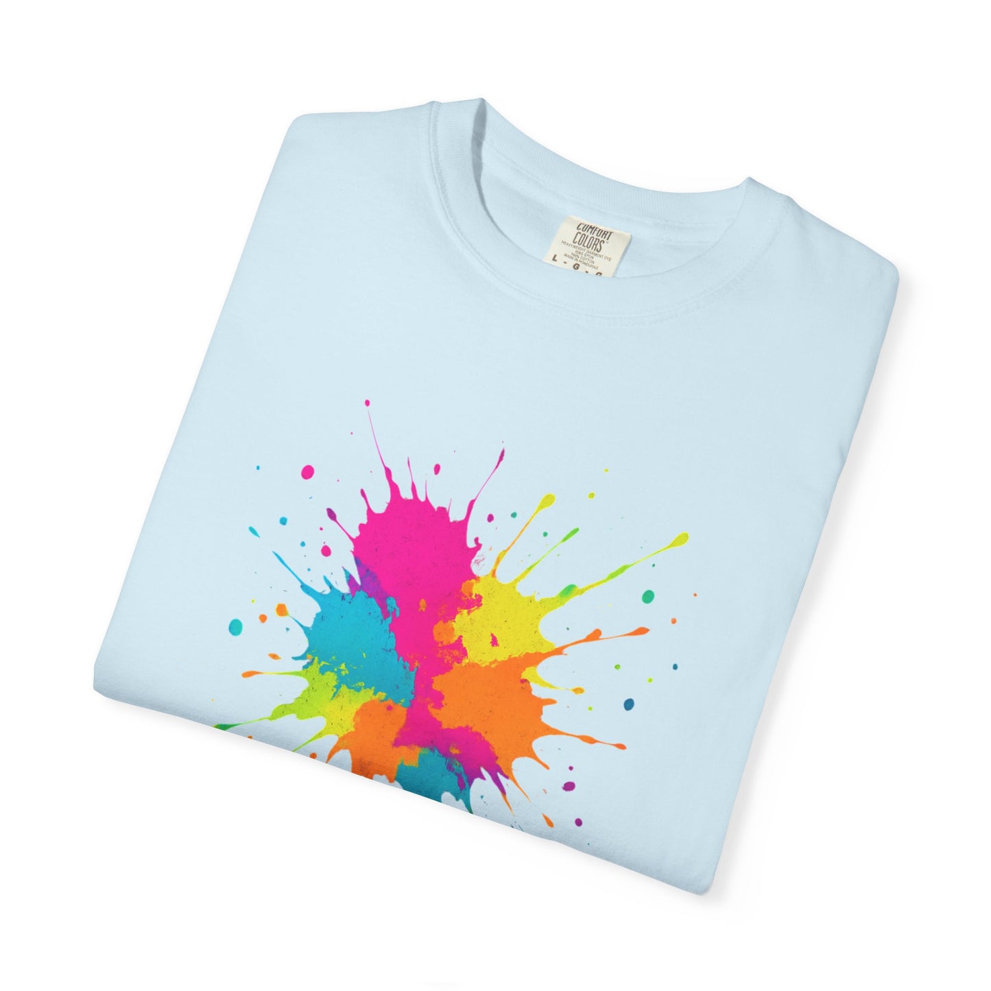 Fluro Paint Splatter T-Shirt